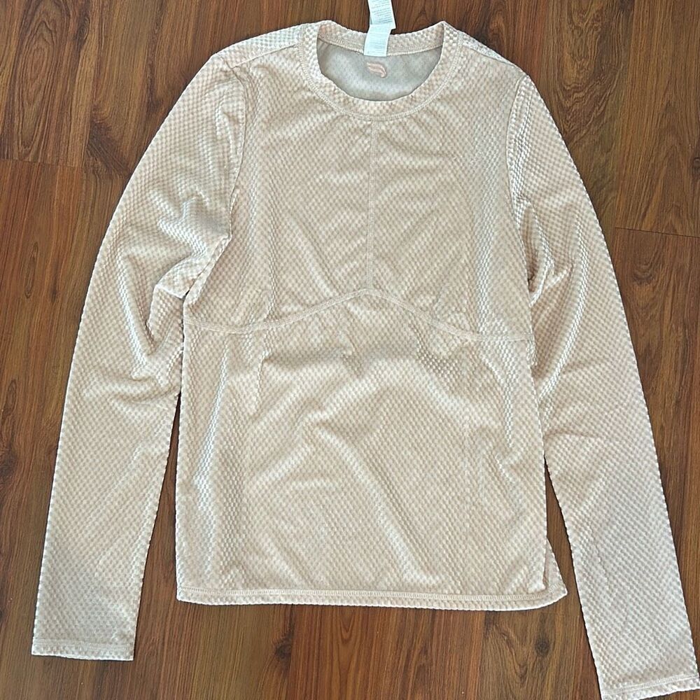 Fabletics blush pink Valore long sleeve top size M